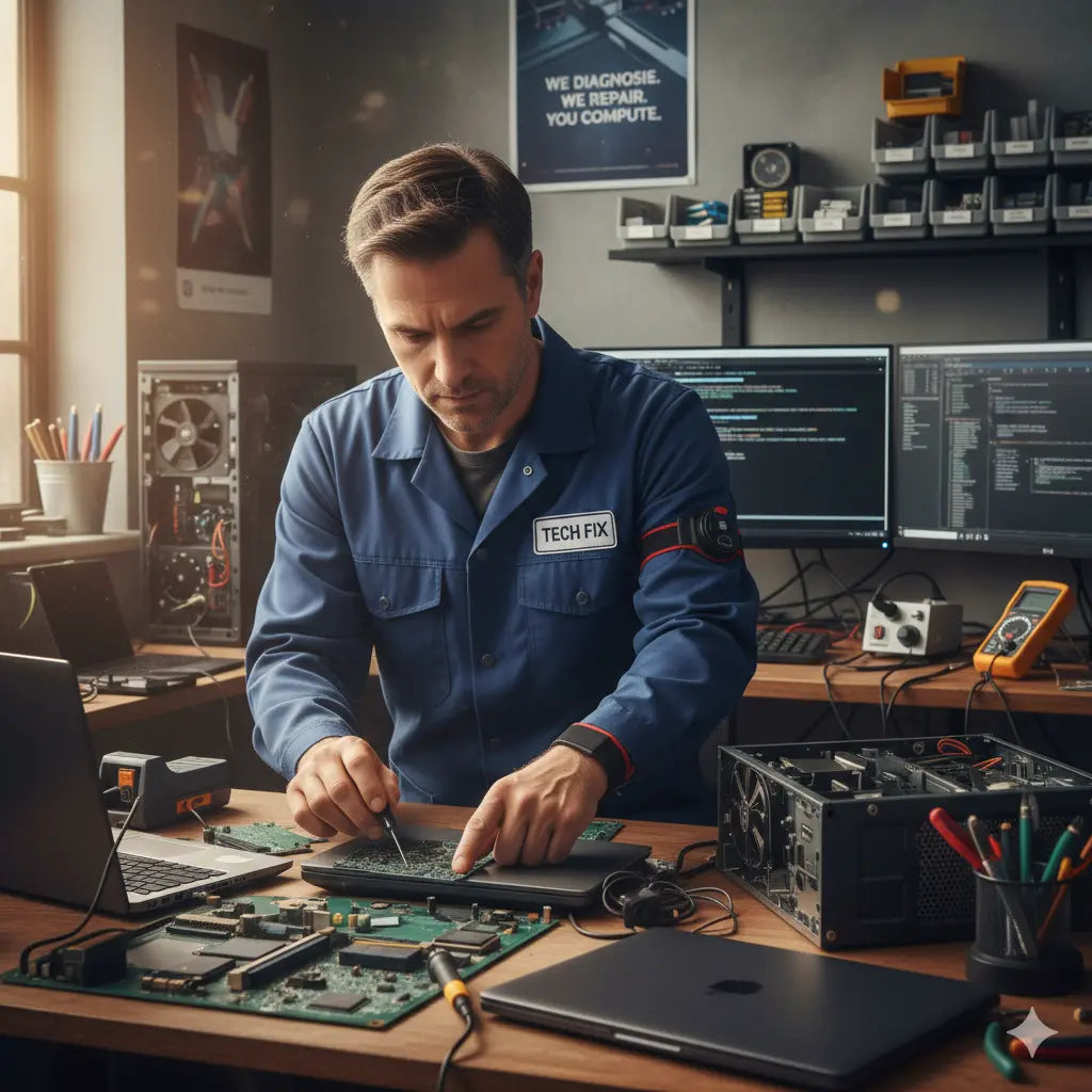 Professional electronics repair services for computers, laptops and devices at iTech Xpress in Covina, CA