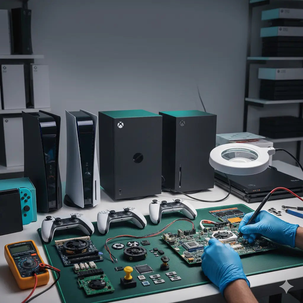 Professional PlayStation and Xbox gaming console repair services at iTech Xpress in Covina, CA