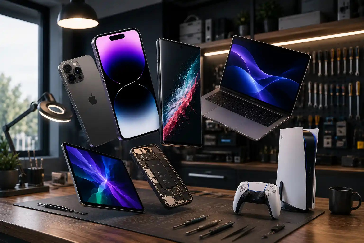 Professional iPhone, Samsung, computer, MacBook, and game console repair services at iTech Xpress for customers in Pomona, CA.