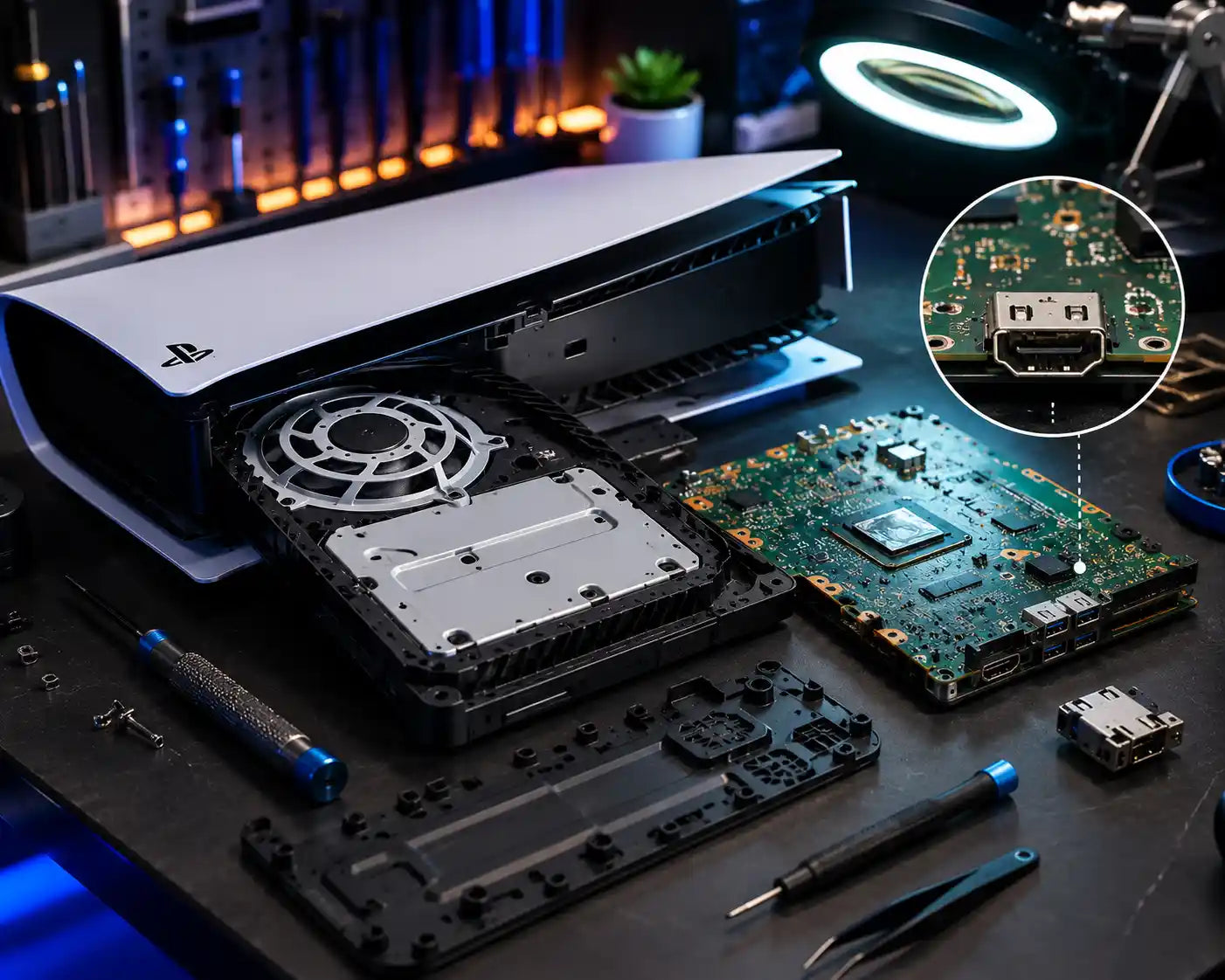 Professional PS5 HDMI port repair services at iTech Xpress in Covina, CA