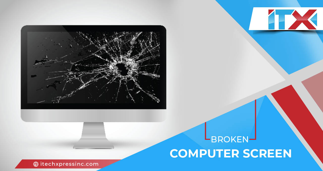 Broken Computer Screen
