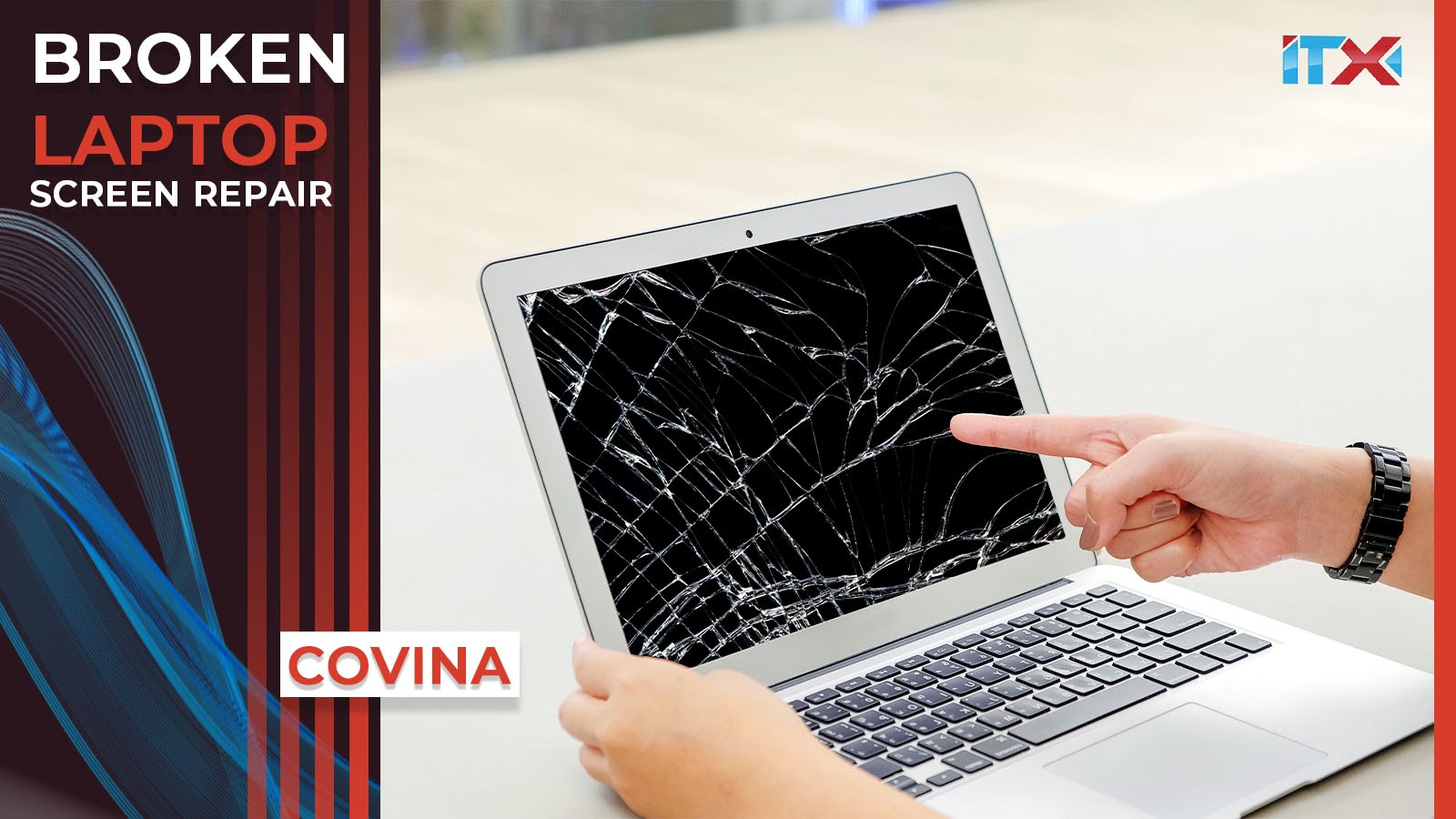Broken Laptop Screen Covina