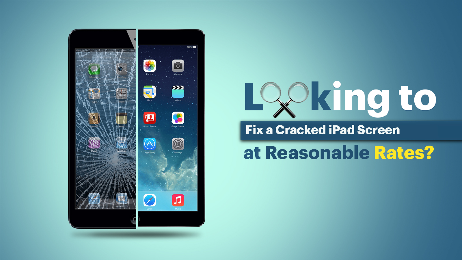 fix the cracked iPad screen
